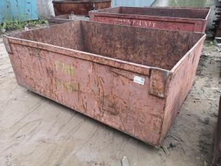 Heavy Steel Industrial Material Bin