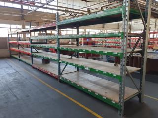 4 Bays of Industrial Shelving / Pallet Racking