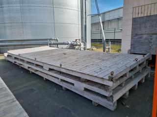 3 x Large Wooden Platforms 