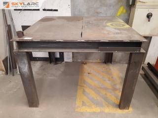 Heavy Duty Steel Workshop Table