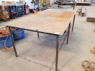 Large Plate Steel Workshop Bench