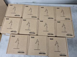 11x Saiji Tablet / Phone Stands, Bulk Lot, New