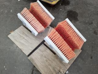 2x Worksite Boot Brush Stands