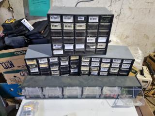 4 x Electronics Cabinets and Components 