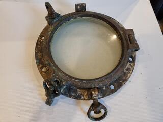 Brass Steamship Porthole Assembly