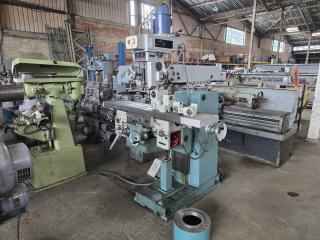 TOS Milling Machine Single Phase Converted 