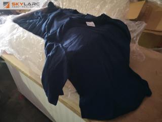 50x Plain Navy Blue T-shirts, Size XLarge, Bulk Lot