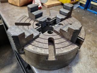 4-Jaw 225mm Diameter Lathe Chuck