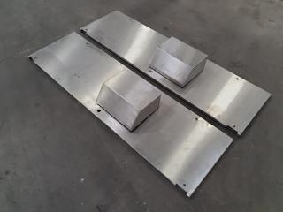 2 Stainless Steel Side Panels / Covers