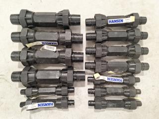 13 x HLS Straight Couplings