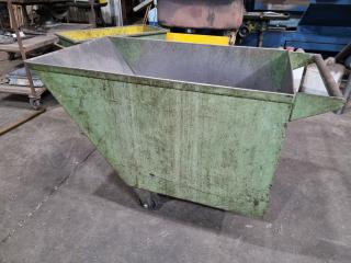 Workshop Scrap Metal Bin Trolley