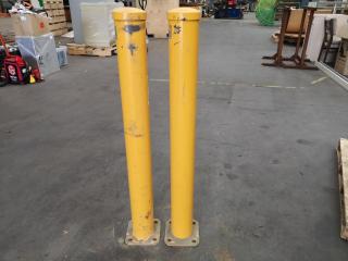 Pair of Heavy Duty Industrial Safety Bollards