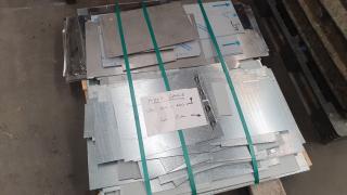 Pallet of Assorted Steel Sheet Offcuts