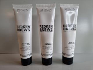 3 Redken Brews Shave Creams