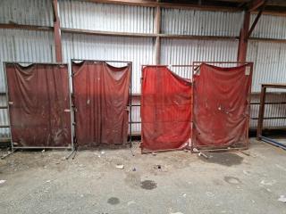 4x Welding Screens