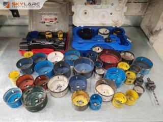 Large Lot of Holesaws