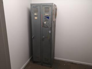 2-Door Steel Workshop Personnel Locker Unit