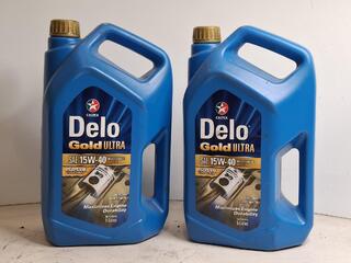 10 Litres Caltex Delo Gold Ultra SAE 15W-40 Diesel Engine Oil