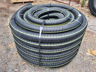 Roll of 110mm Drainage Pipe