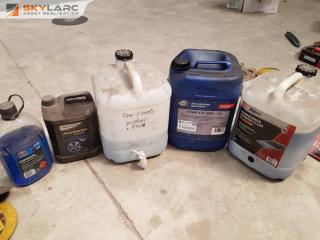 Assorted Automotive Fluids