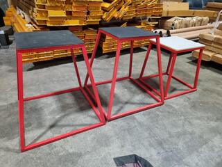 3x Fitness Jumping Stools
