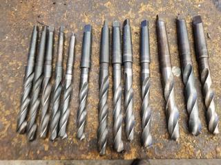 13 Morse Taper Drill Bits 