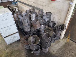 Huge Lot of Steel Parts Cleaning Buckets