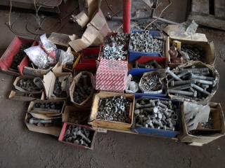 Pallet of Assorted Nuts, Bolts, Washers & More