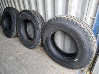 3 x New Longmarch Truck Tyres