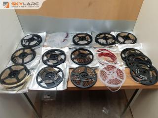 Large Lot of LED Strip Lights