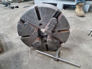 355mm Diameter 4-Jaw Lathe Chuck