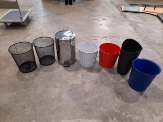 7 Small Rubbish Bins