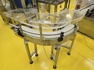 Curved Modular Conveyor with Three Phase Motor