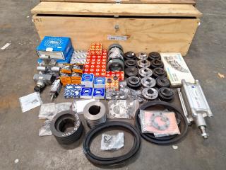 Box of Assorted Industrial Parts