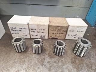 9 x Gear Hobber Cutters