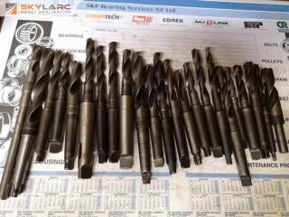 23x Assorted Morse Taper Drills, Metric Sizes