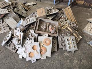 Large Lot of Cambrian Foundry Valve Moulds