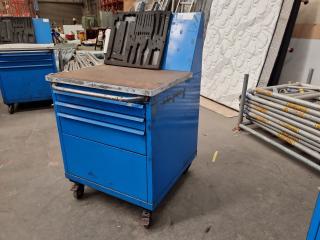 Steel Mobile Workbench Cabinet by Maxim