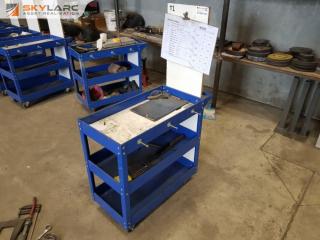 Three Tier Steel Workshop Trolley