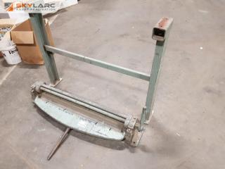 Small Sheet Metal Folder and Stand