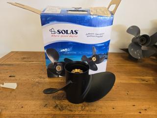 New Solas Aluminum Propeller