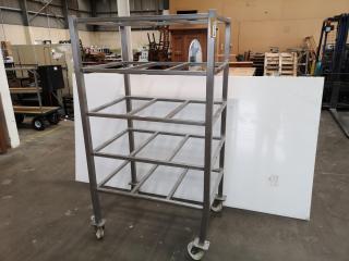 Mobile Stainless Steel Shelf Rack