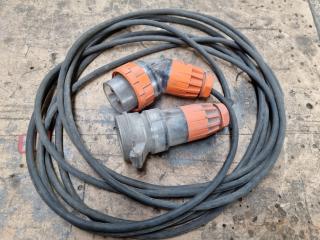 3-Phase 32A Power Extension Lead