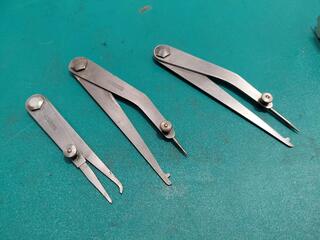 Moore & Wright and Starrett dividers set