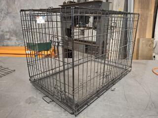 Yours Droolly Double Door Crate 36 inch Large