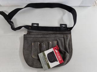 Taurus Suede Master Chippie 3-Pocket Nail Bag