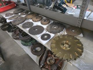 Large Lot of Milling Blade Cutters