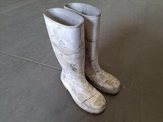 Sandford Type 4 White Safety Gumboots Size 9