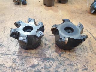 2 x Milling Face Cutters