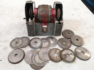 Vintage Mini Hobbiest Bench Grinder